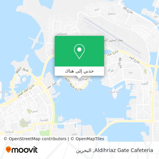 خريطة Aldihriaz Gate Cafeteria