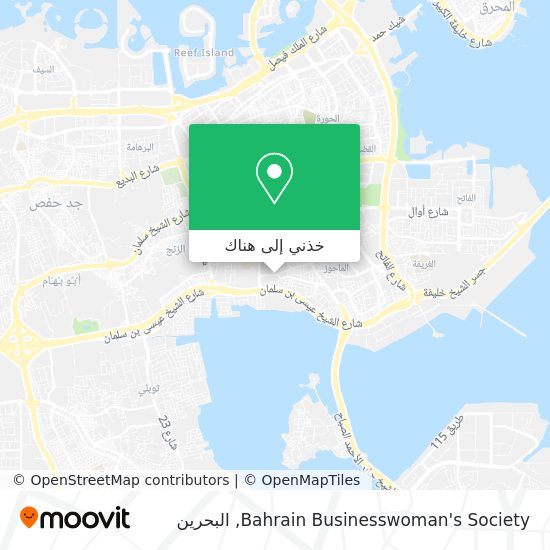 خريطة Bahrain Businesswoman's Society