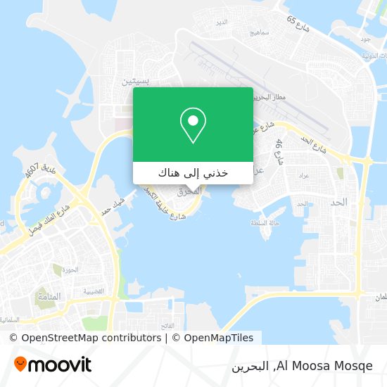 خريطة Al Moosa Mosqe