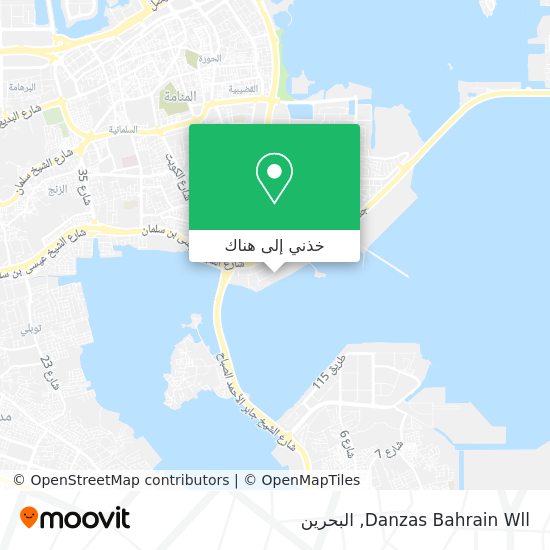 خريطة Danzas Bahrain Wll