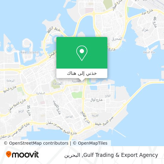 خريطة Gulf Trading & Export Agency