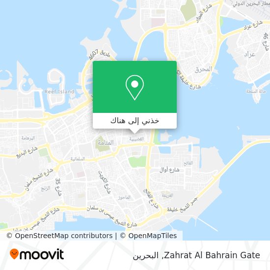 خريطة Zahrat Al Bahrain Gate