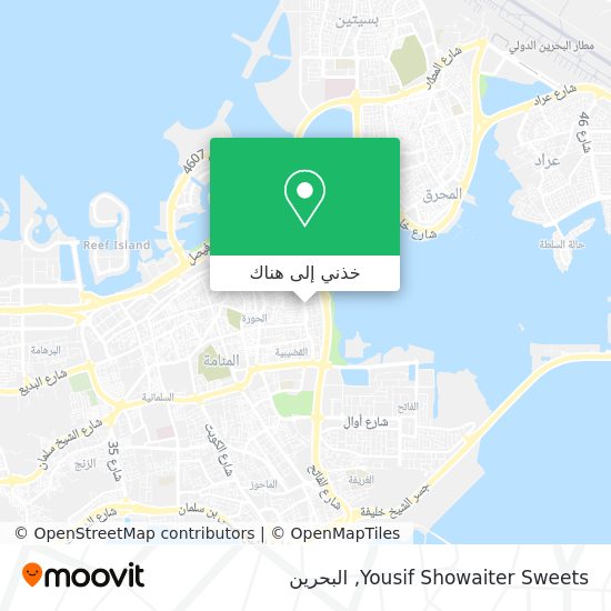 خريطة Yousif Showaiter Sweets