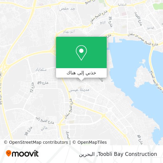 خريطة Toobli Bay Construction