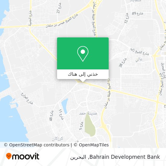 خريطة Bahrain Development Bank