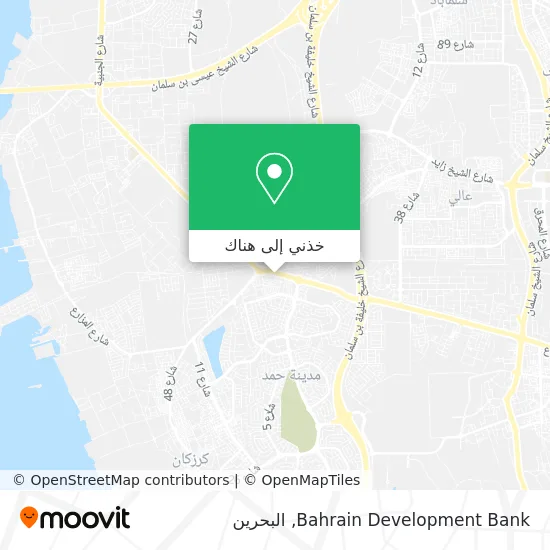 خريطة Bahrain Development Bank