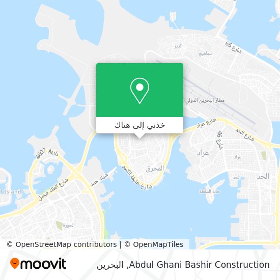 خريطة Abdul Ghani Bashir Construction