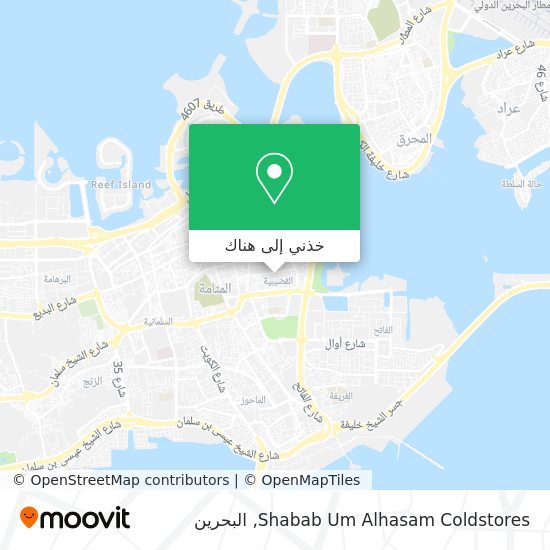 خريطة Shabab Um Alhasam Coldstores