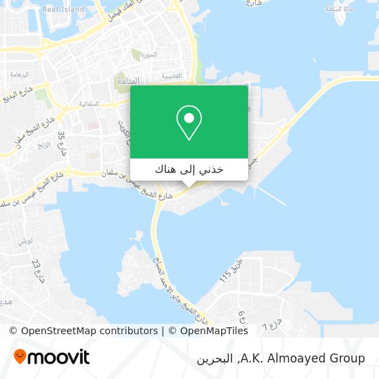 خريطة A.K. Almoayed Group