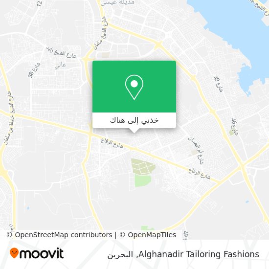 خريطة Alghanadir Tailoring Fashions