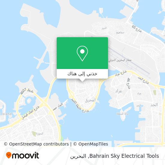 خريطة Bahrain Sky Electrical Tools