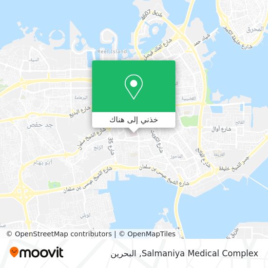 خريطة Salmaniya Medical Complex