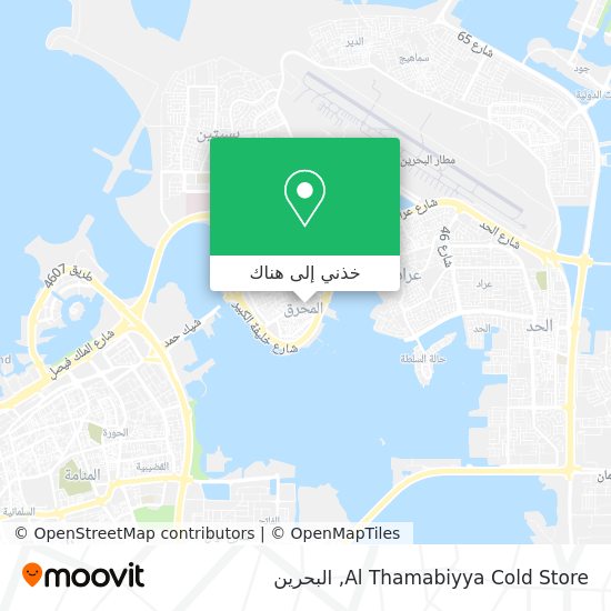 خريطة Al Thamabiyya Cold Store