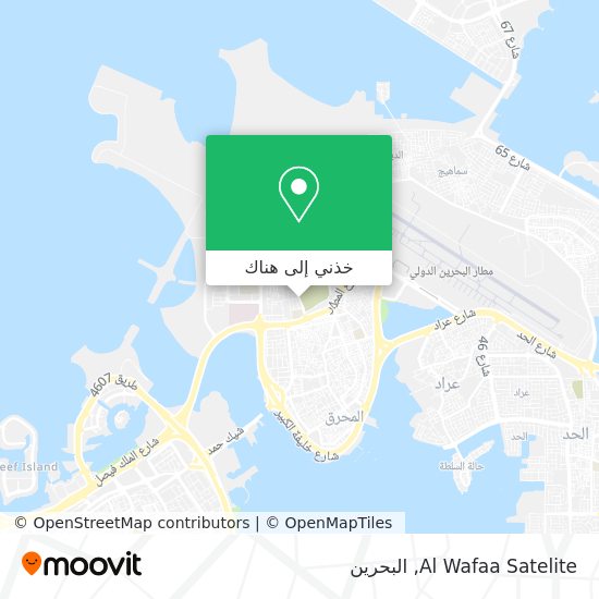 خريطة Al Wafaa Satelite