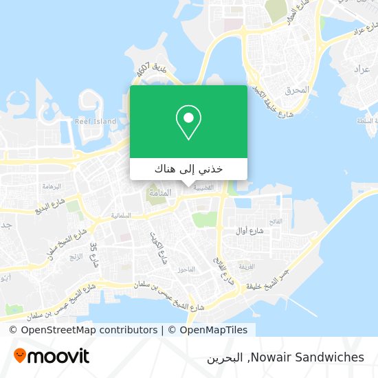 خريطة Nowair Sandwiches