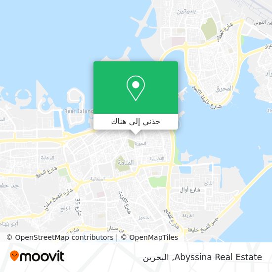 خريطة Abyssina Real Estate