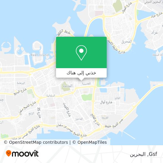 خريطة Gsf