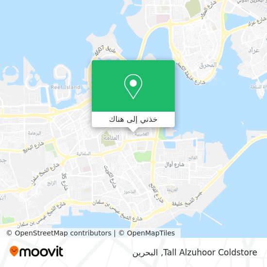 خريطة Tall Alzuhoor Coldstore