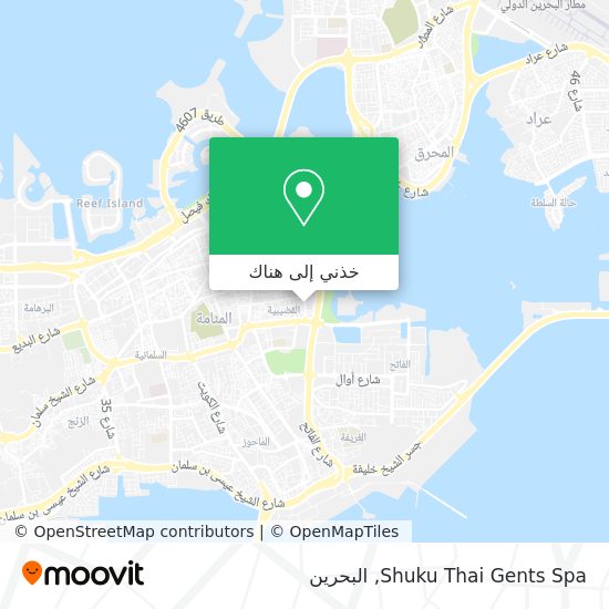 خريطة Shuku Thai Gents Spa