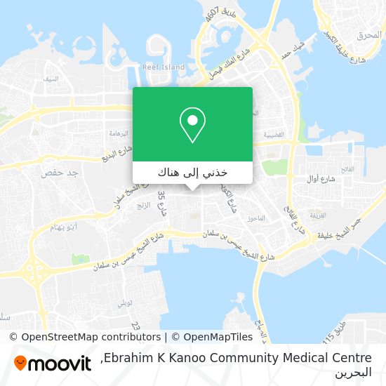 خريطة Ebrahim K Kanoo Community Medical Centre