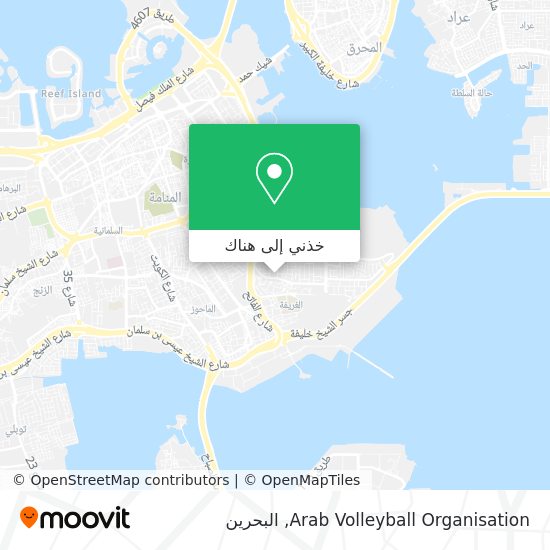 خريطة Arab Volleyball Organisation