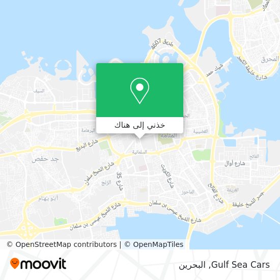 خريطة Gulf Sea Cars