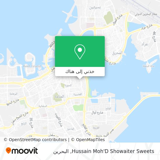 خريطة Hussain Moh'D Showaiter Sweets