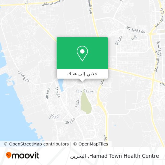 خريطة Hamad Town Health Centre