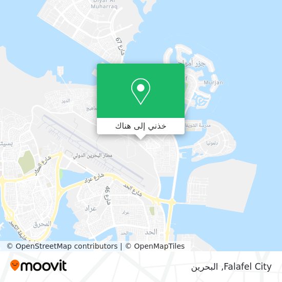 خريطة Falafel City