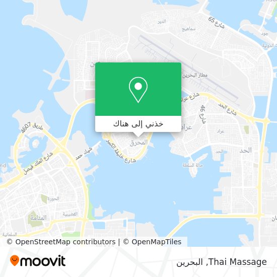 خريطة Thai Massage