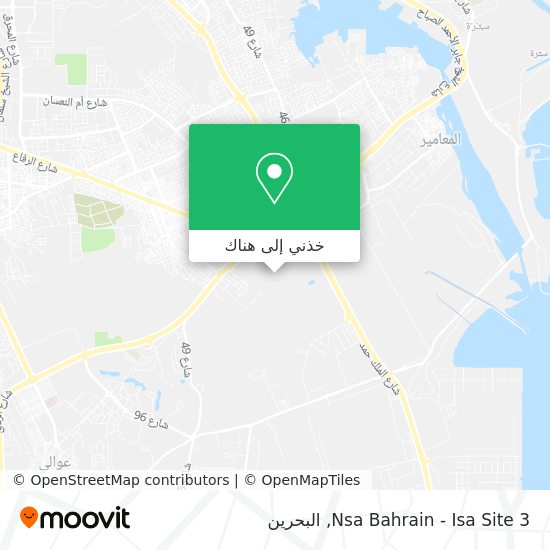خريطة Nsa Bahrain - Isa Site 3