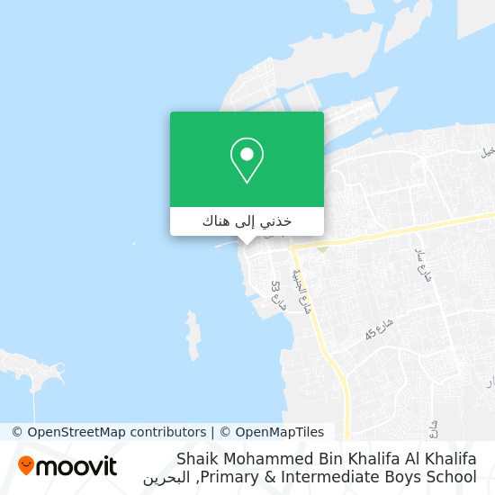 خريطة Shaik Mohammed Bin Khalifa Al Khalifa Primary & Intermediate Boys School