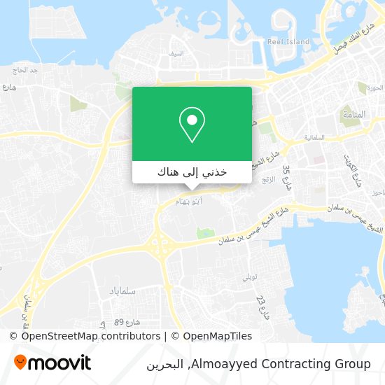 خريطة Almoayyed Contracting Group