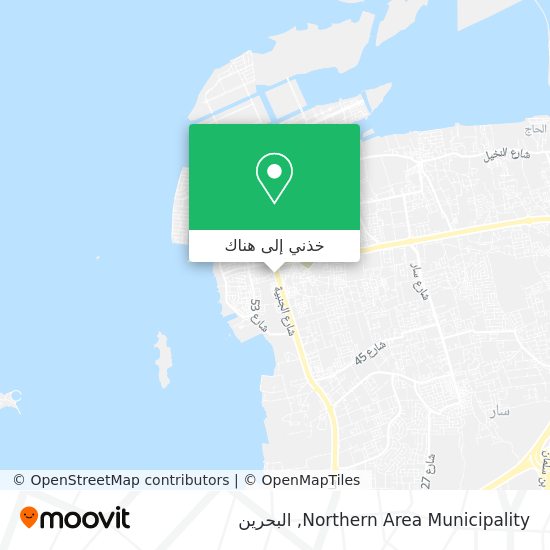 خريطة Northern Area Municipality