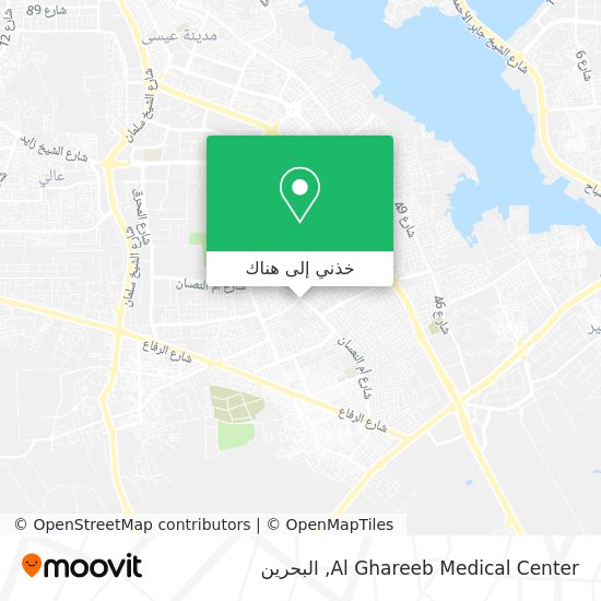 خريطة Al Ghareeb Medical Center