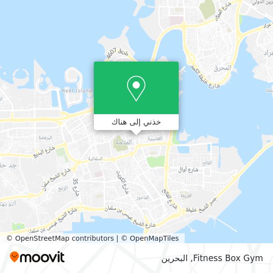 خريطة Fitness Box Gym