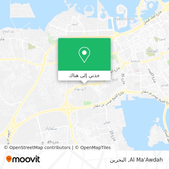 خريطة Al Ma'Awdah
