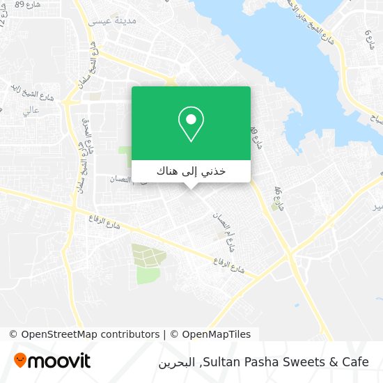 خريطة Sultan Pasha Sweets & Cafe