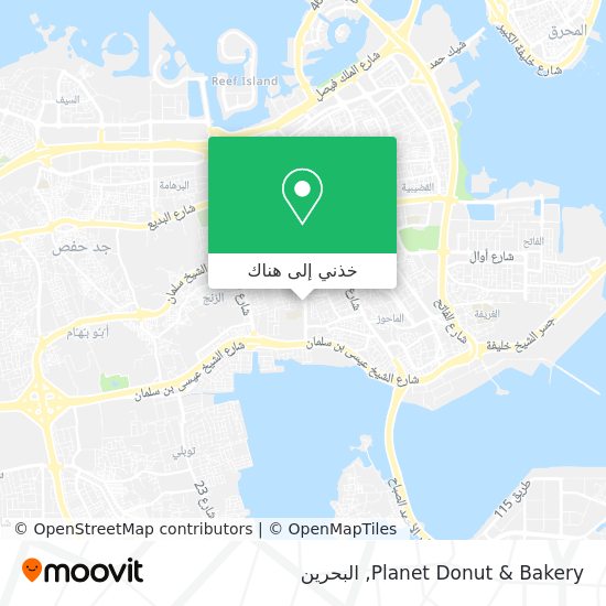 خريطة Planet Donut & Bakery