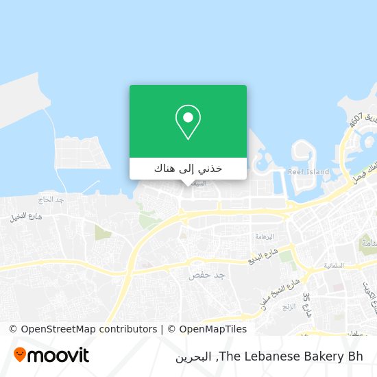 خريطة The Lebanese Bakery Bh