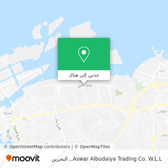 خريطة Aswar Albudaiya Trading Co. W.L.L.