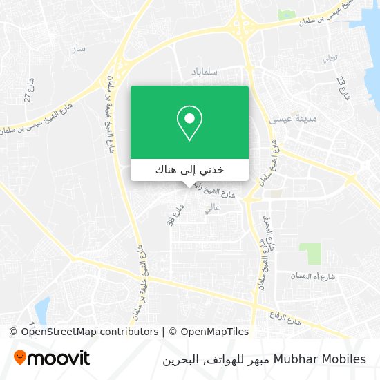 خريطة Mubhar Mobiles مبهر للهواتف