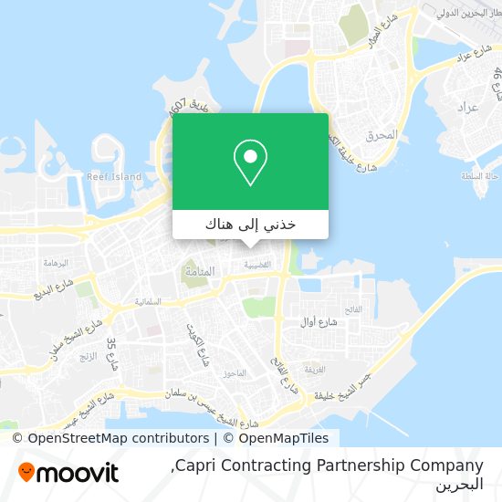 خريطة Capri Contracting Partnership Company
