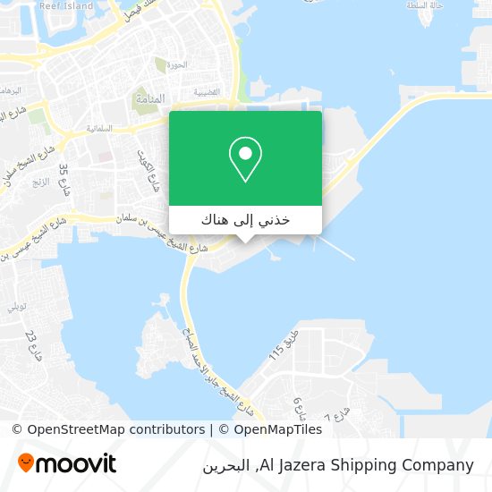 خريطة Al Jazera Shipping Company