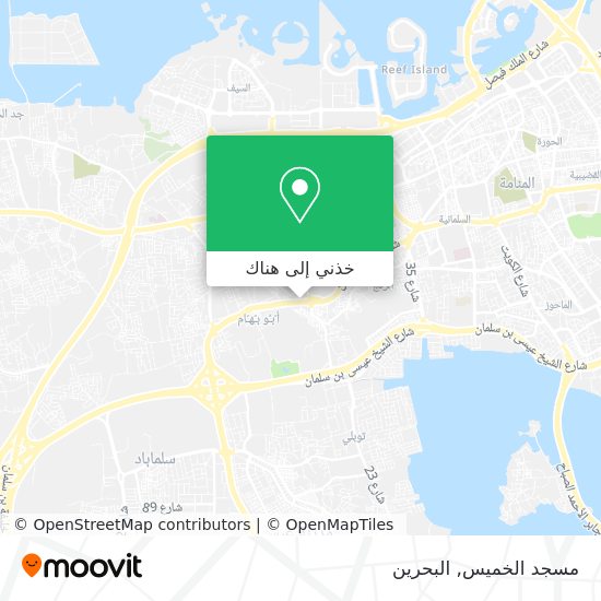 خريطة مسجد الخميس