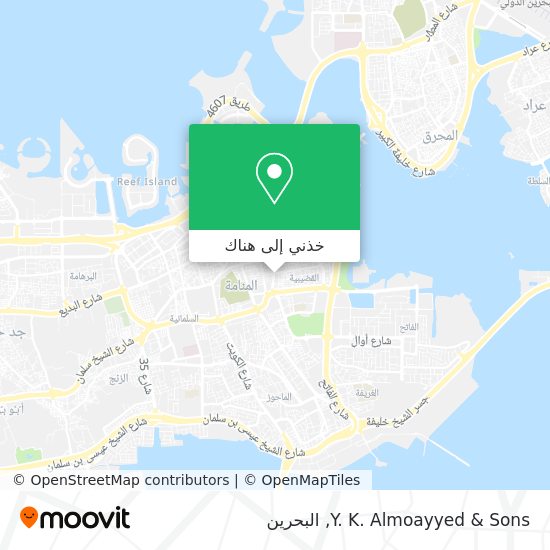 خريطة Y. K. Almoayyed & Sons