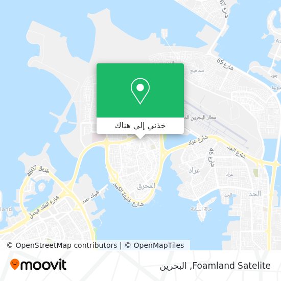 خريطة Foamland Satelite