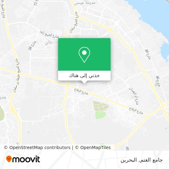 خريطة جامع الغتم