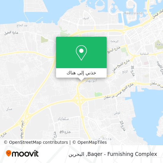 خريطة Baqer - Furnishing Complex