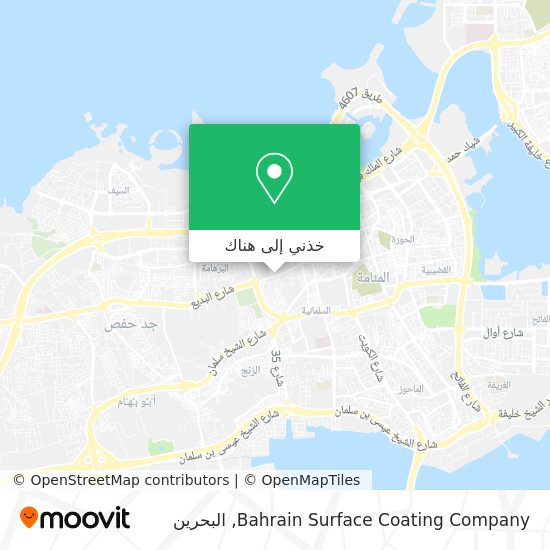 خريطة Bahrain Surface Coating Company